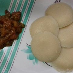 A picture of Instant Bread idli.