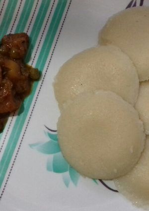 A picture of Instant Bread idli.