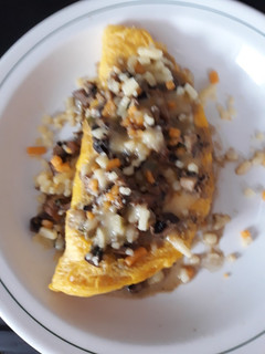 Una foto de Omelette de champiñones