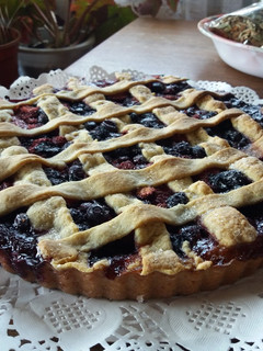 Una foto de Tarta de frutos rojos