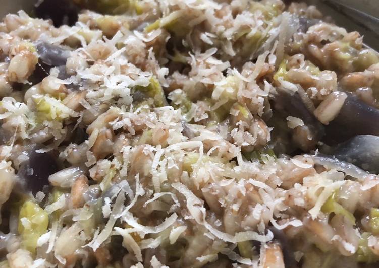 Recipe of Favorite Leek spelt risotto