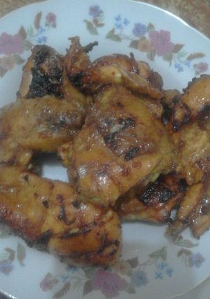 Foto resep Ayam panggang bumbu pepek