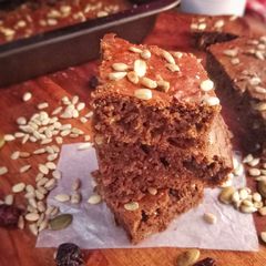 A picture of Quinoa and Sweet Potato Brownie.