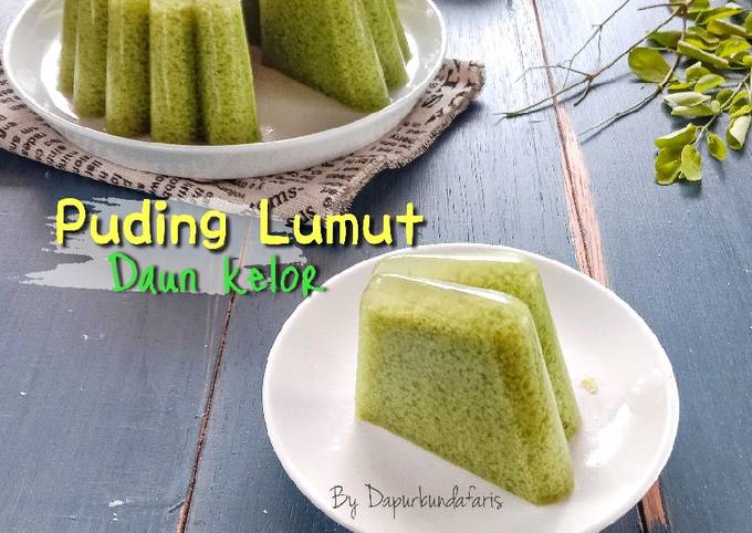 Mudah Banget Masakan Resep Puding Lumut daun kelor