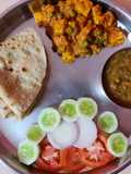 Matar Paneer Thali