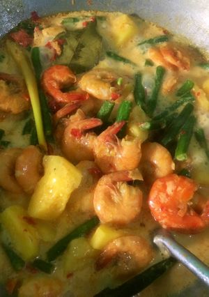 Foto resep Gulai udang nenas segar