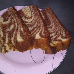 A picture of Zebra Cake.