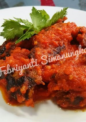 Foto resep Sambalado ikan tongkol rebus/ikan cuek