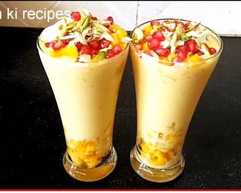 New Recipe Mango mastani Practical Delicious