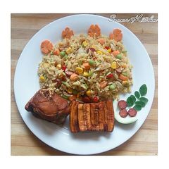 A picture of Coconut vegetable rice.