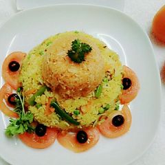 A picture of Awadhi Biryani in baked beans flavour.