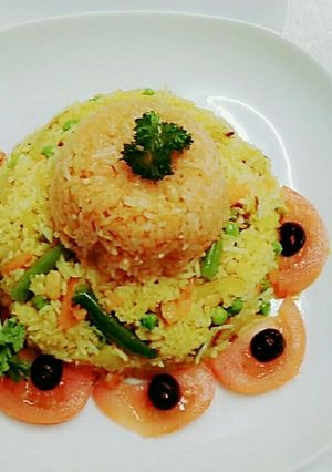 A picture of Awadhi Biryani in baked beans flavour.