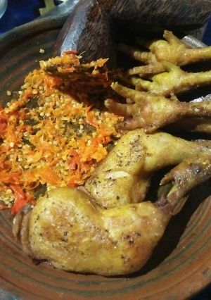 Foto resep Penyetan ayam sambel gobrah