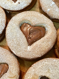 Una foto de Galletas de mantequilla con Nutella