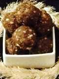 Chocolate Almond Laddoo..#Dussehra