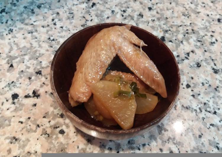 Stewed Chicken wings with soya souce