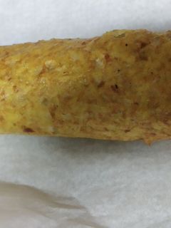Una foto de Rollo de tortilla de patata relleno
