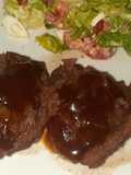 Peceto al vino tinto con Oporto. (Agridulce)