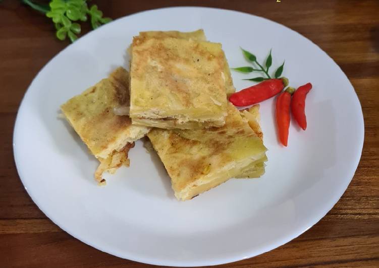 Resep Telur Dadar Kentang ala Spain 🇪🇸, Enak Banget