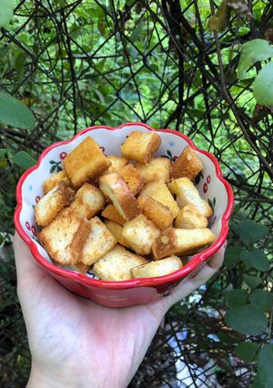 Hình của món Bánh mì caramel.