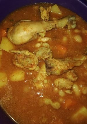صورة لوصفة شوربه فاصوليا بيضاء