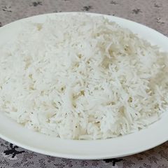 A picture of Plain rice.