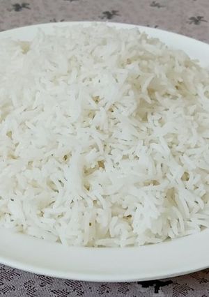 A picture of Plain rice.