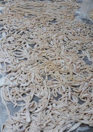 Una foto de Fideos caseros! Fáciles y casi sin amasar