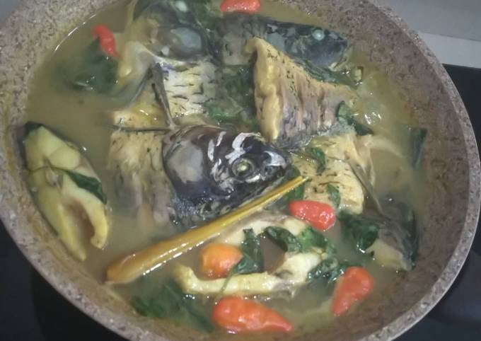 Resep Ikan mas kuah kuning (tanpa santan), Enak Banget