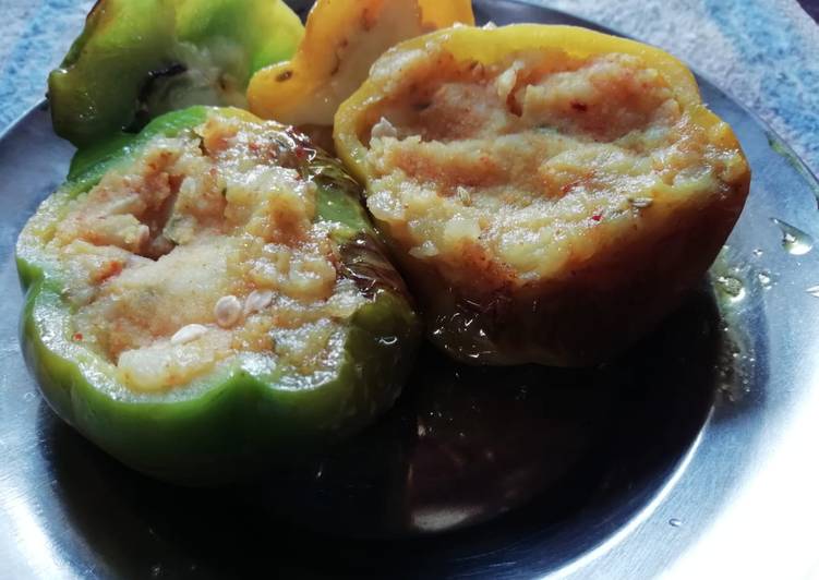 Easiest Way to Prepare Perfect Stuff capsicum