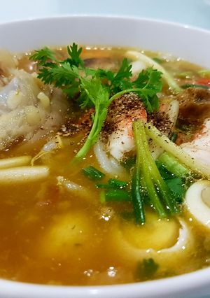 Hình của món Bánh Canh Cua Giò Heo.