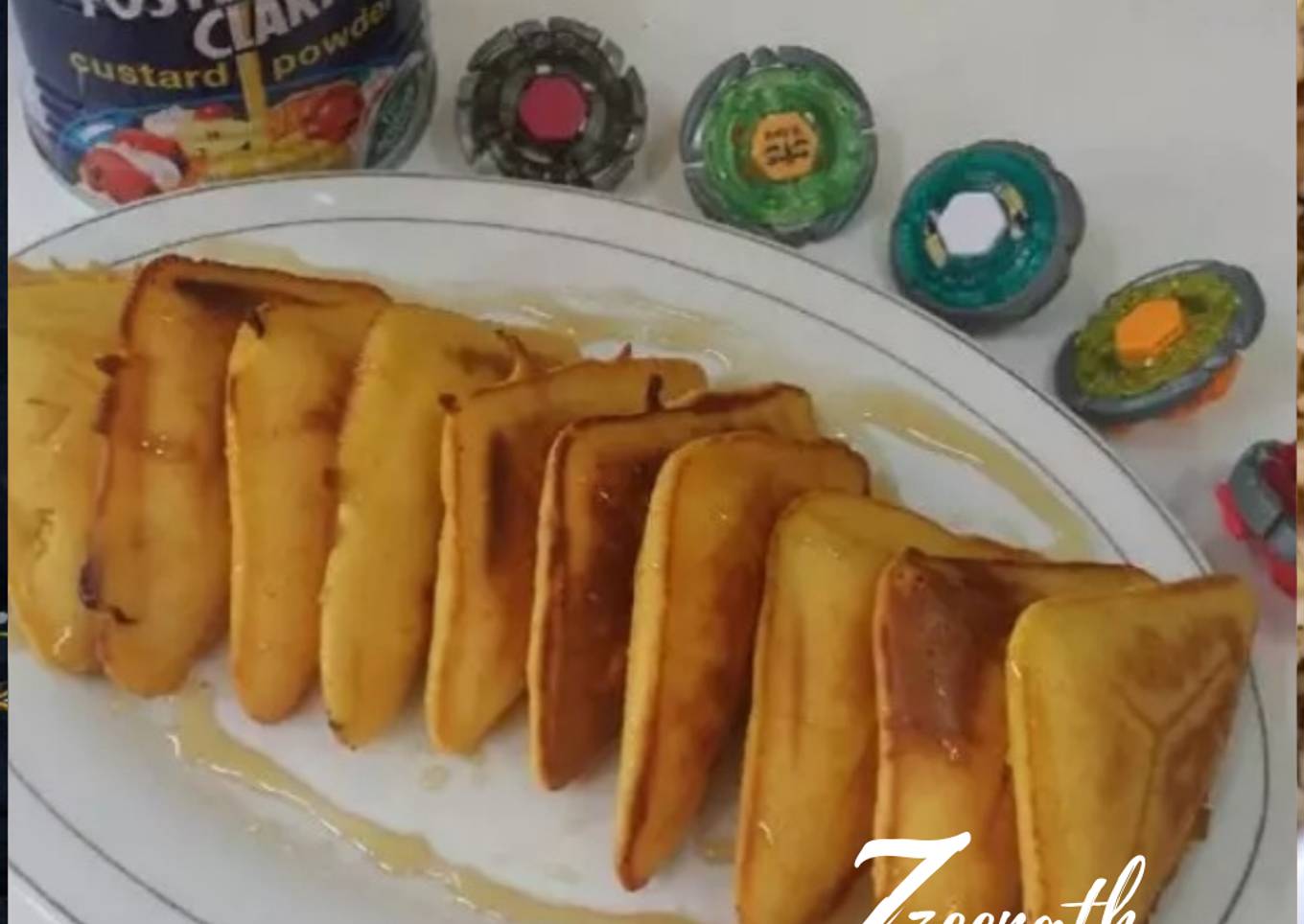 Custard pancakes for sandwiches