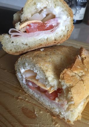 Una foto de Lonche de Jamón paseado !!