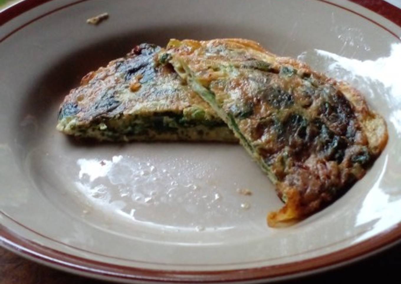 Langkah Mudah untuk Membuat Telur Dadar Sirih Cina / Suruhan yang Enak