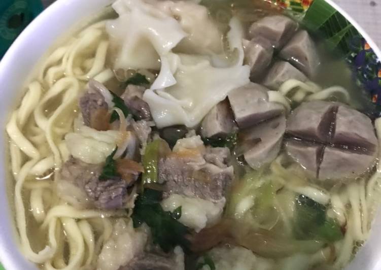 Kuah bakso tetelan simple