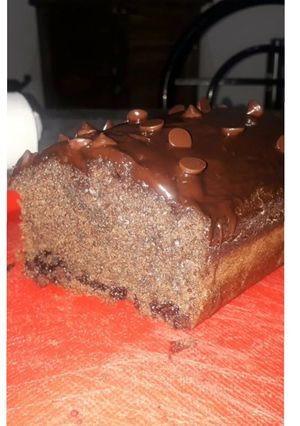 Una foto de Budín triple chocolatoso