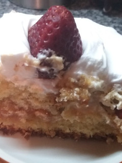 Una foto de Torta de frutilla