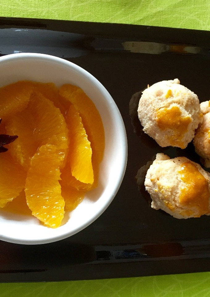 Una foto de Ensalada de naranja aromatizada