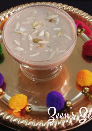 A picture of Chocolate Phirni.