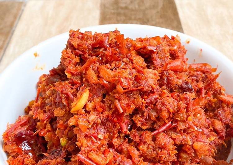 Resep Sambal Udang Kering Dried Shrimp Spicy Sambal, Bisa Manjain Lidah