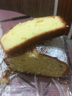 Una foto de Budín de limón (o torta)