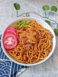 Mie Aceh (versi spaghetti)