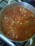 Pollo en salsa vegetal