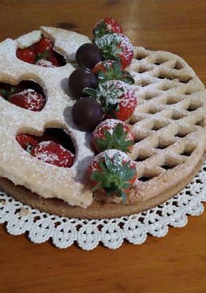 Foto di Crostata con fragole