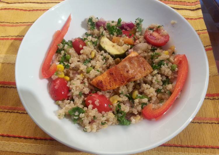 Step-by-Step Guide to Make Favorite Quinoa and Salmon