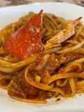 Linguine con Granchio e Pelati