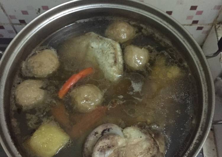 Tulang sum-sum + bakso