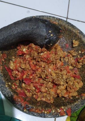 Foto resep Sambal tempe dadakan