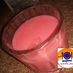 A picture of Watermelon drink.