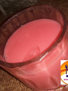 A picture of Watermelon drink.